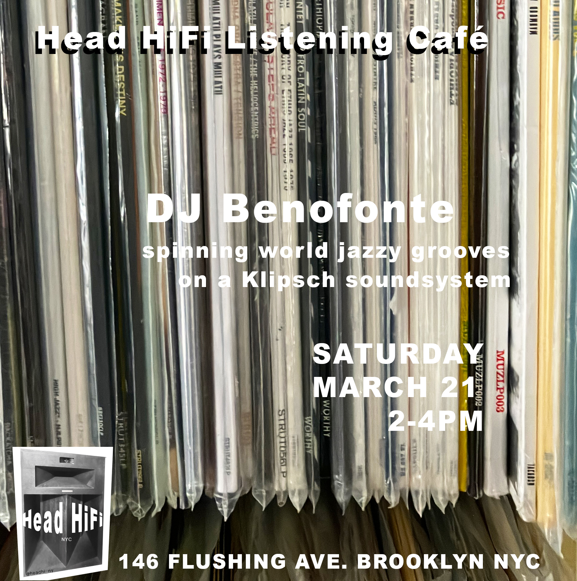 Head Hifi Listening Café presents DJ Benofonte