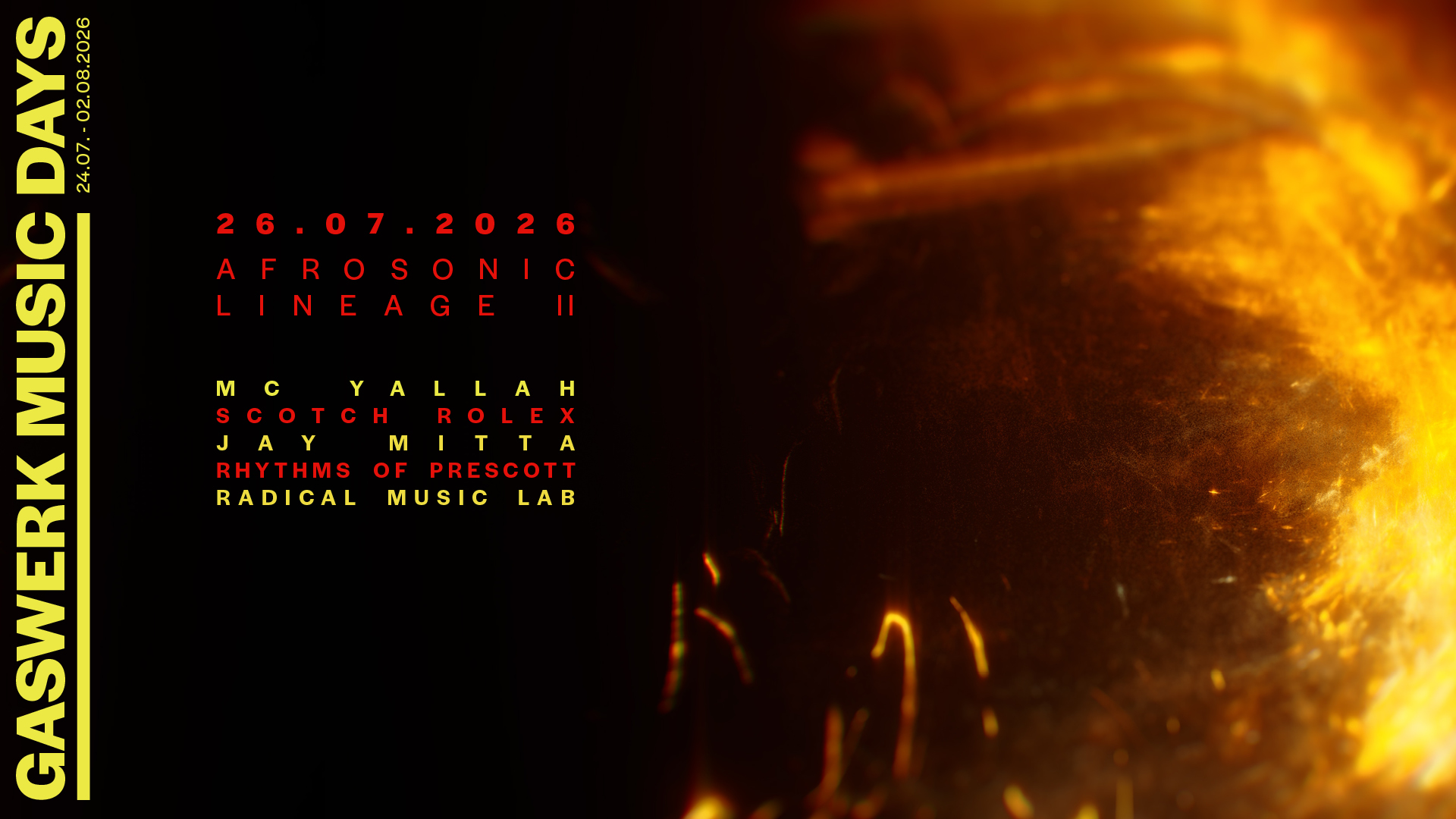 Gaswerk Music Days 2026 - AFROSONIC LINEAGE II