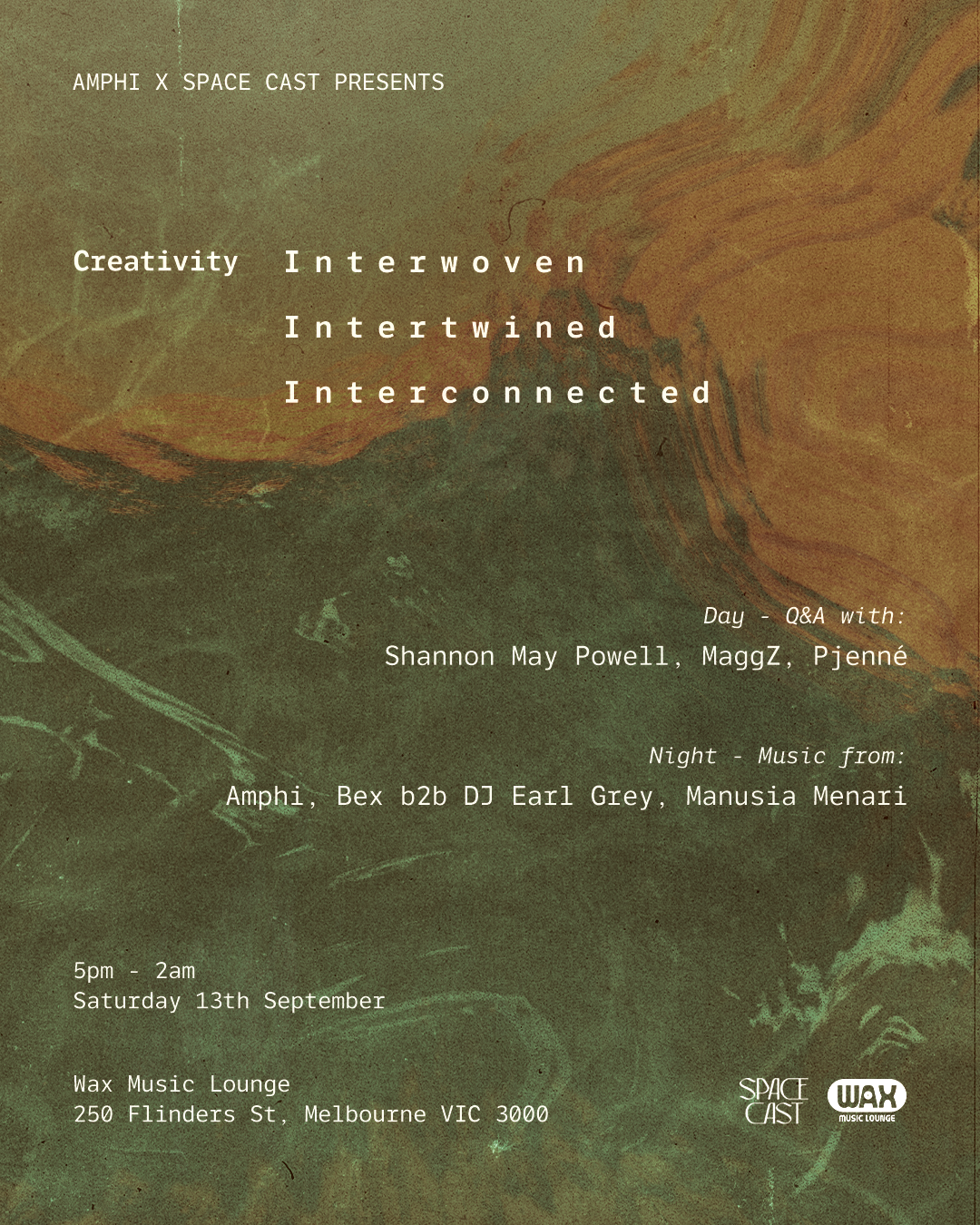 AMPHI x SPACECAST • Creativity: Interwoven, Intertwined, Interconnected