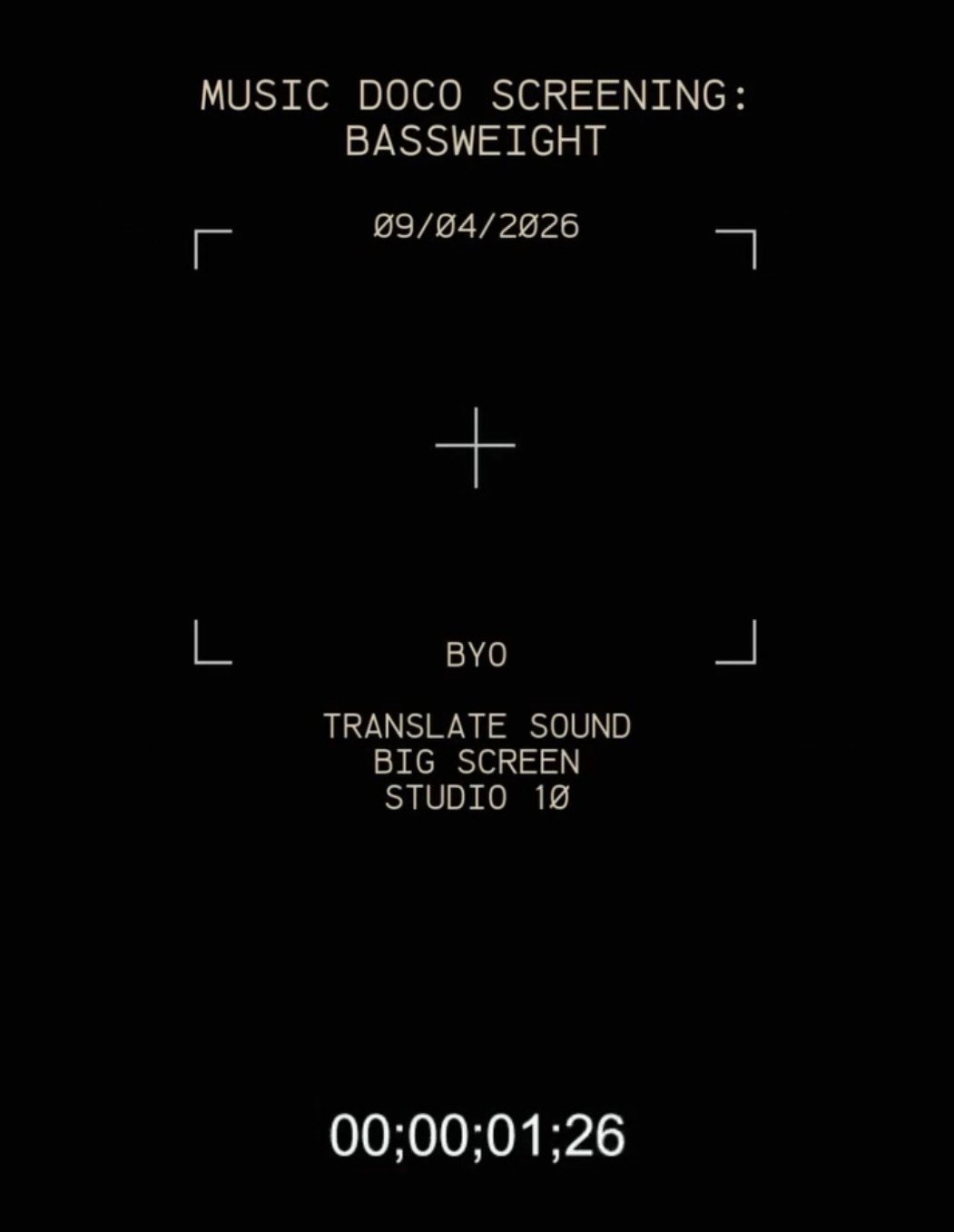 Studio 10 X Rikota Presents: Bassweight Music Documentary Screening