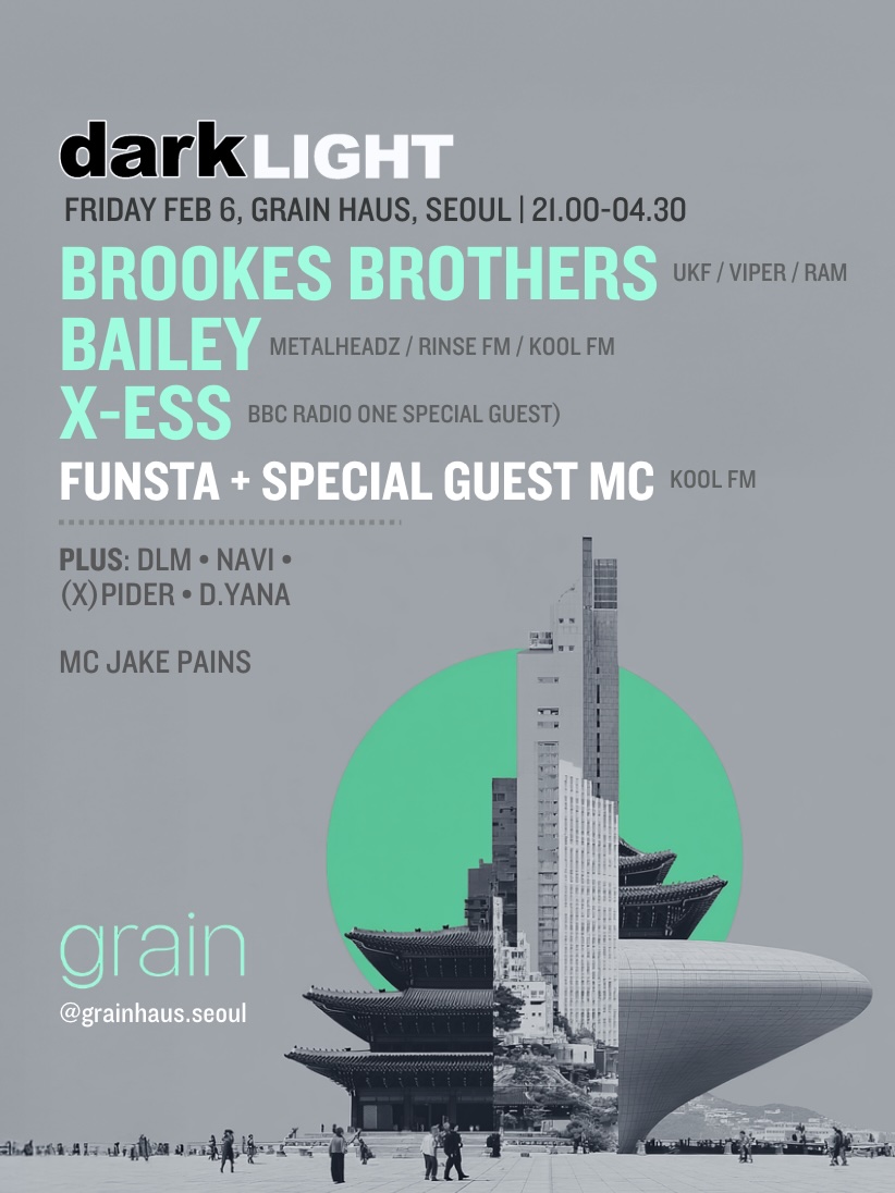 BROOKES BROTHERS, BAILEY, X-ESS & FUNSTA · Grain Haus · 이벤트 포스터