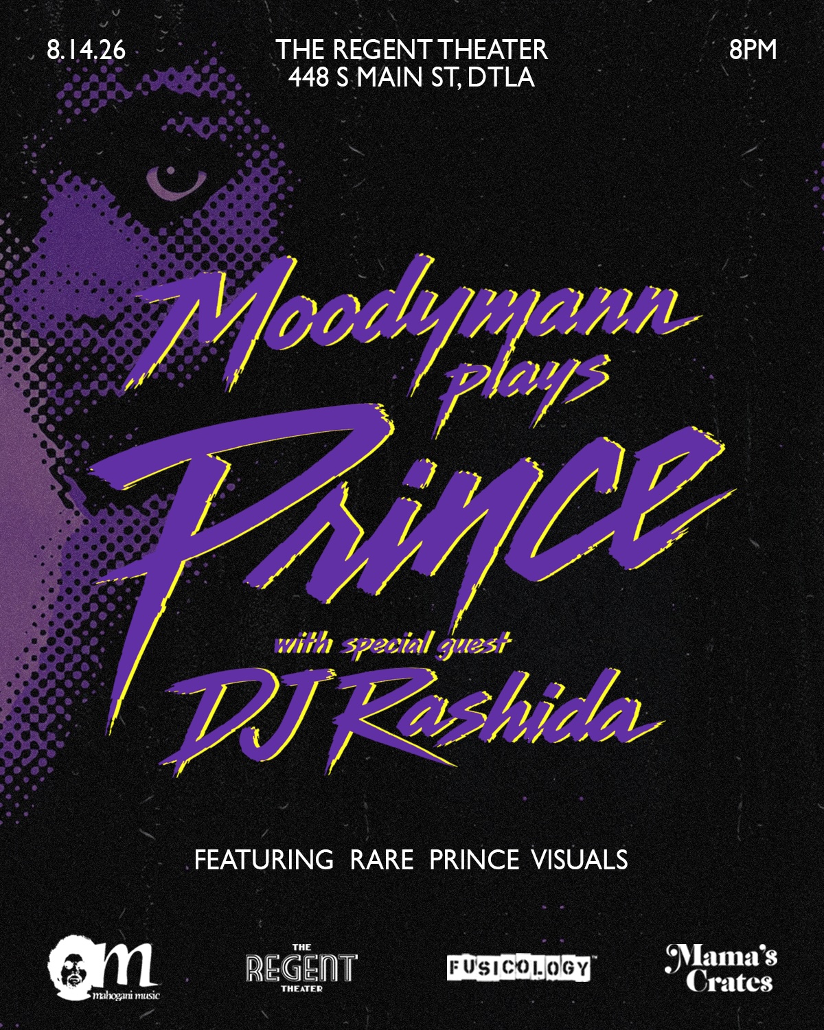 Moodymann Plays Prince with DJ Rashida - Regent Theater, DTLA