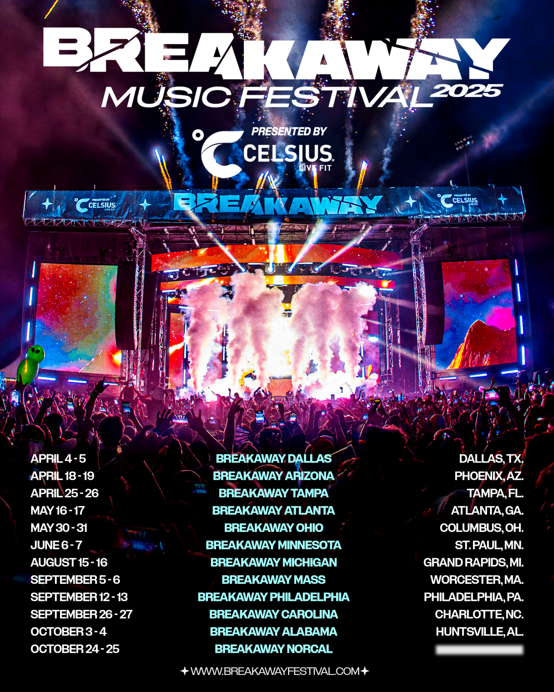 Breakaway Music Festival 2025 - Discount Code RAVEFAM at TBA