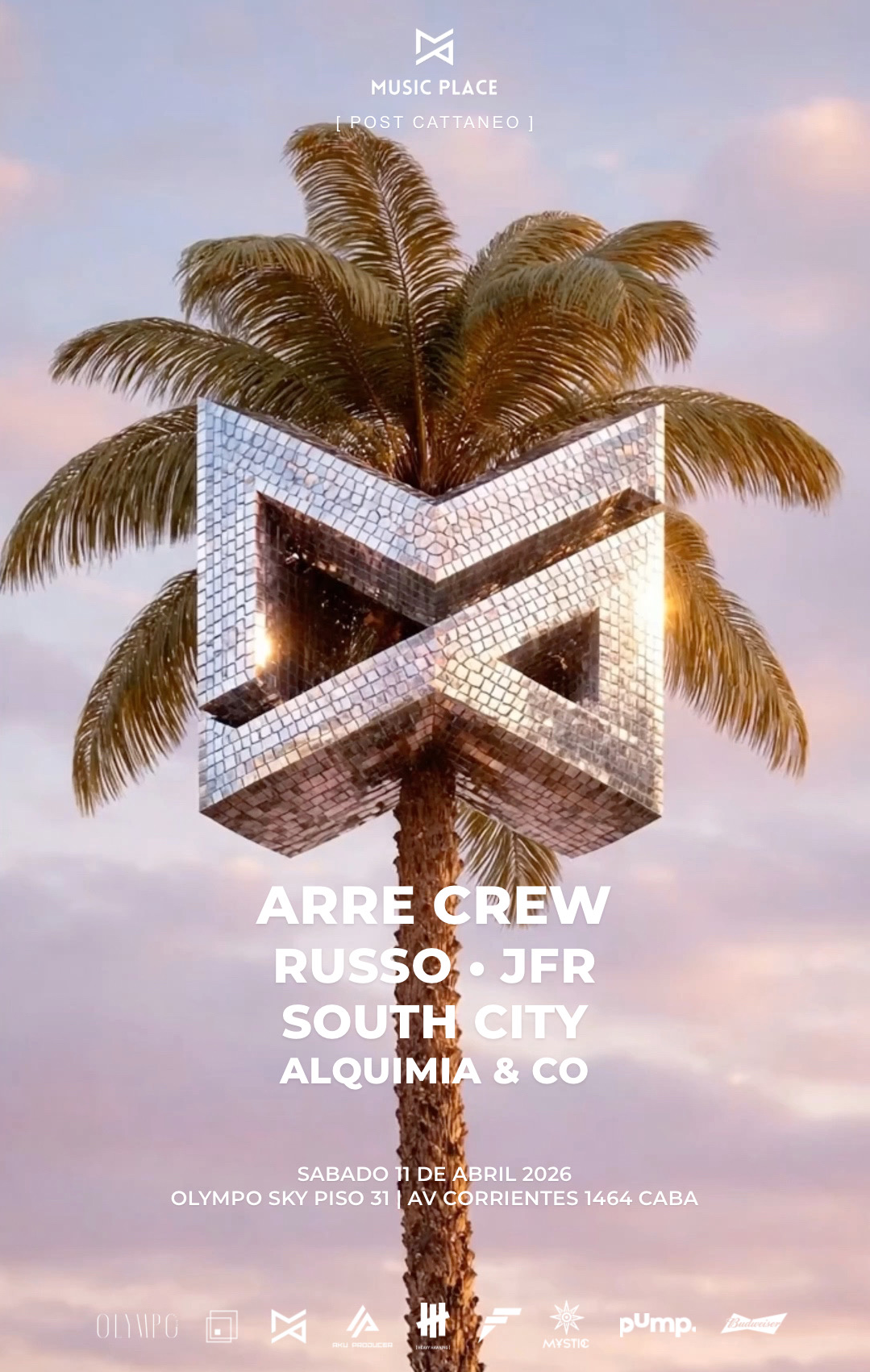 [POST CATTANEO] ARRE CREW & MORE ARTISTS - by MUSIC PLACE, OLYMPO SKY BAR