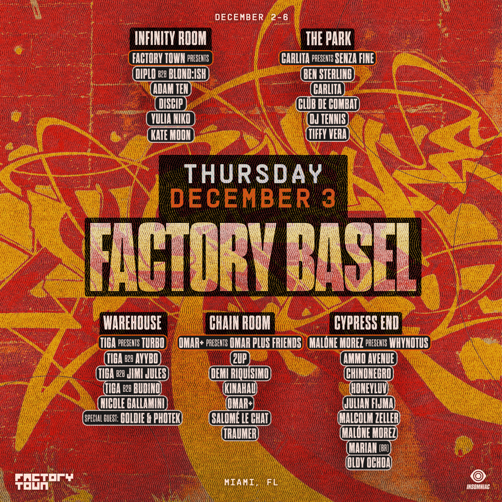 Factory Basel (Thursday)
