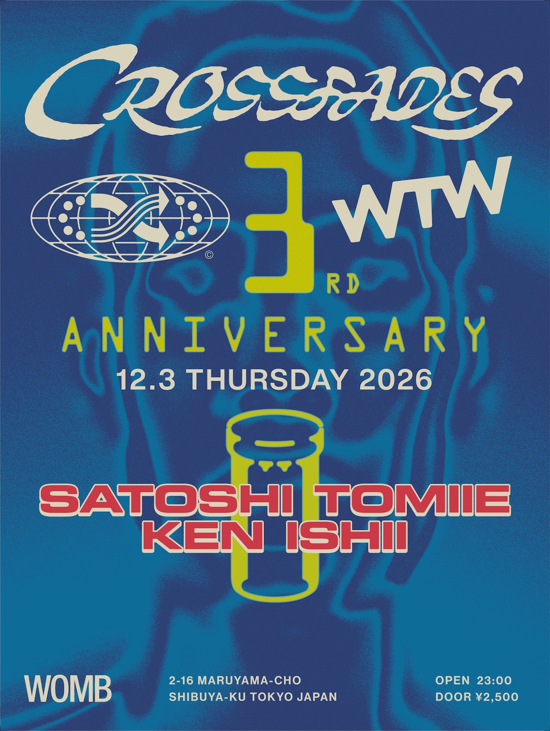 CROSSFADES 3RD ANNIVERSARY (HOUSE / TECHNO) flyer