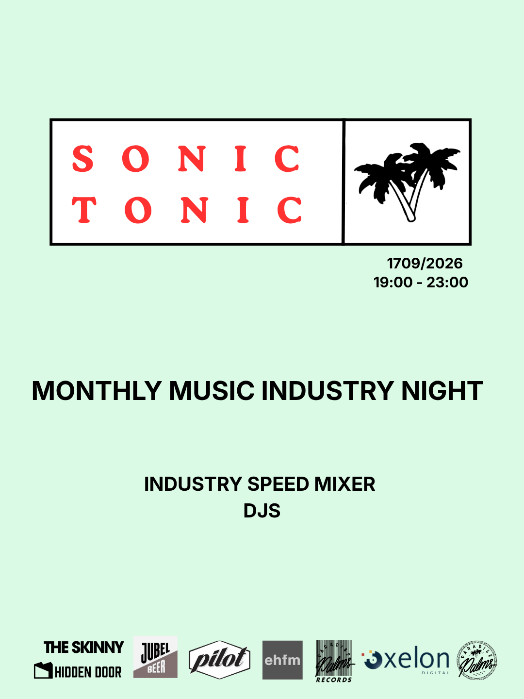 Sonic Tonic at Paradise Palms, Edinburgh