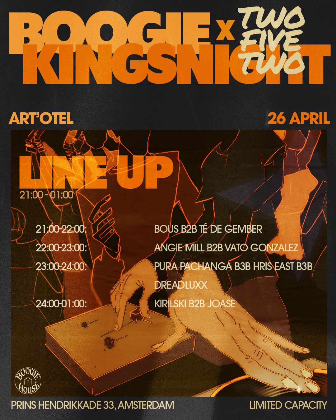 KINGSNIGHT with Boogie House & 252 at Art'otel Amsterdam, Amsterdam