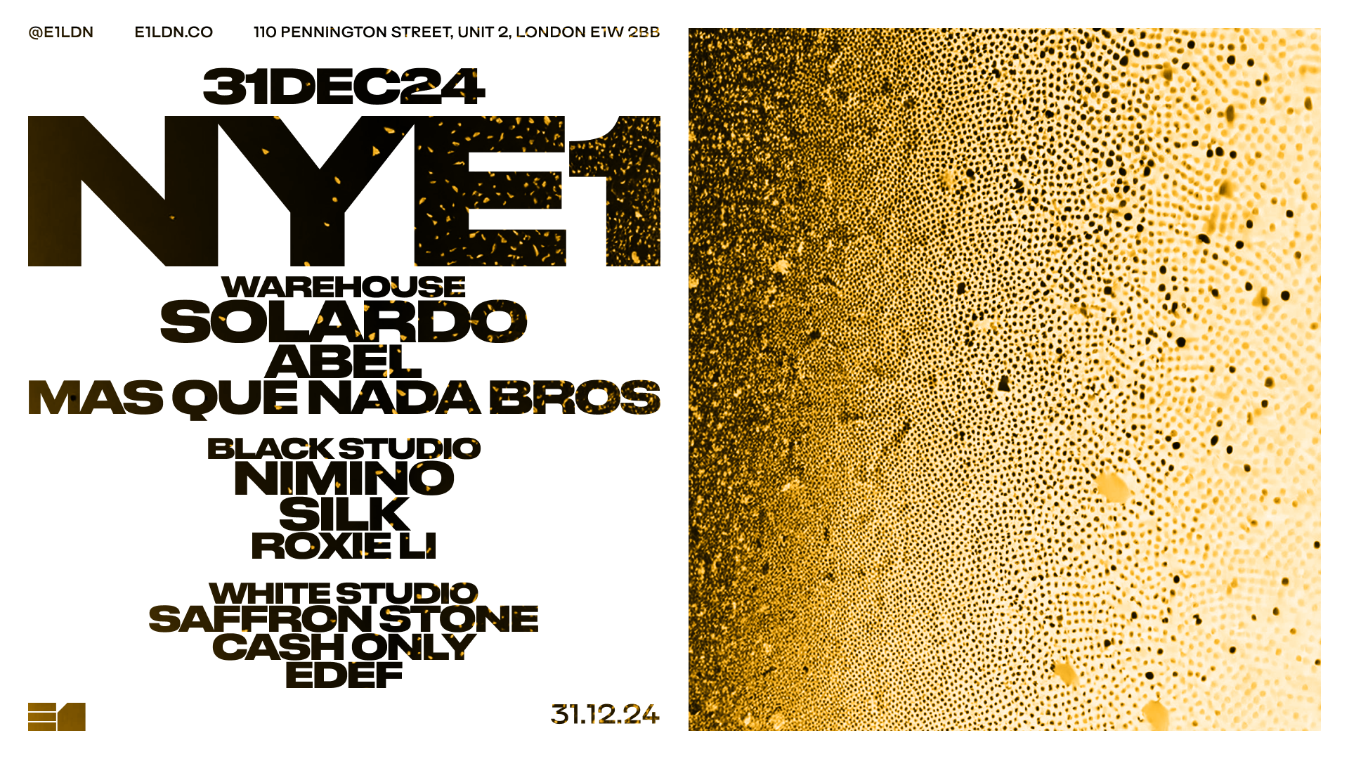 NYE1: Solardo, nimino, Silk, Abel (Sold Out)