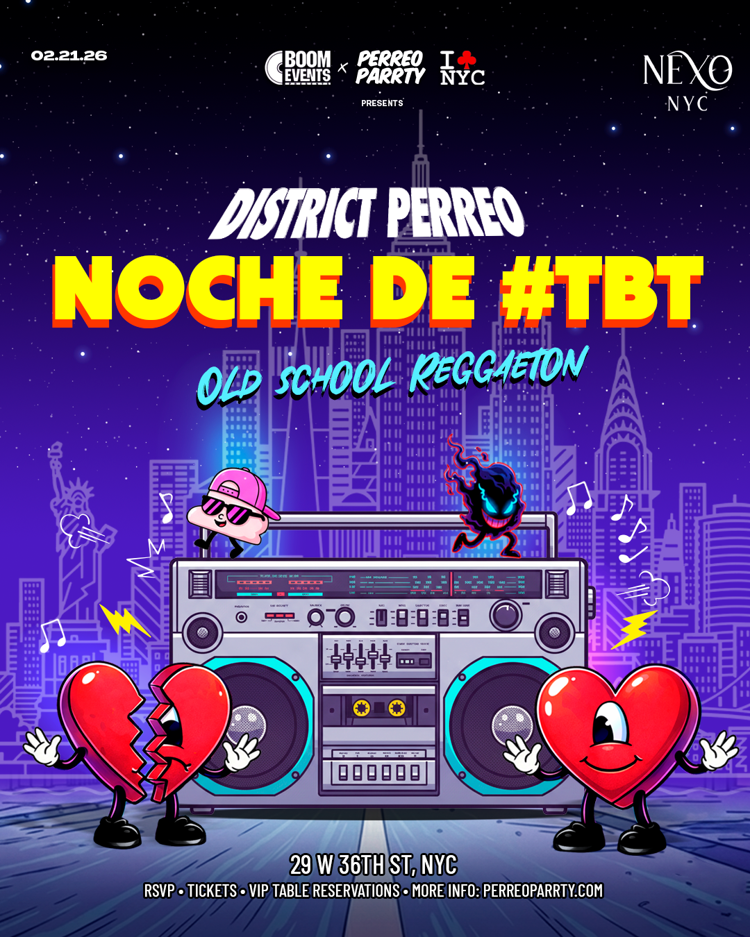 Noche de TBT - Old School Reggaeton Night Club Midtown NYC