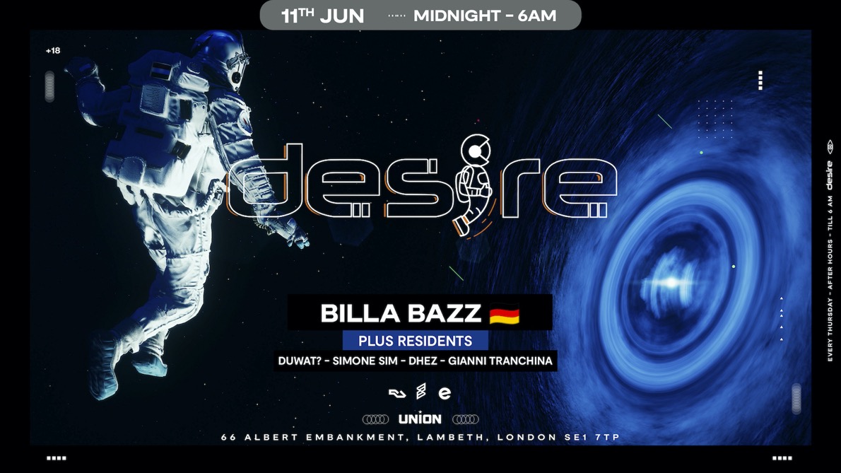 DESIRE - Weekly Thursday After Party - Billa Bazz