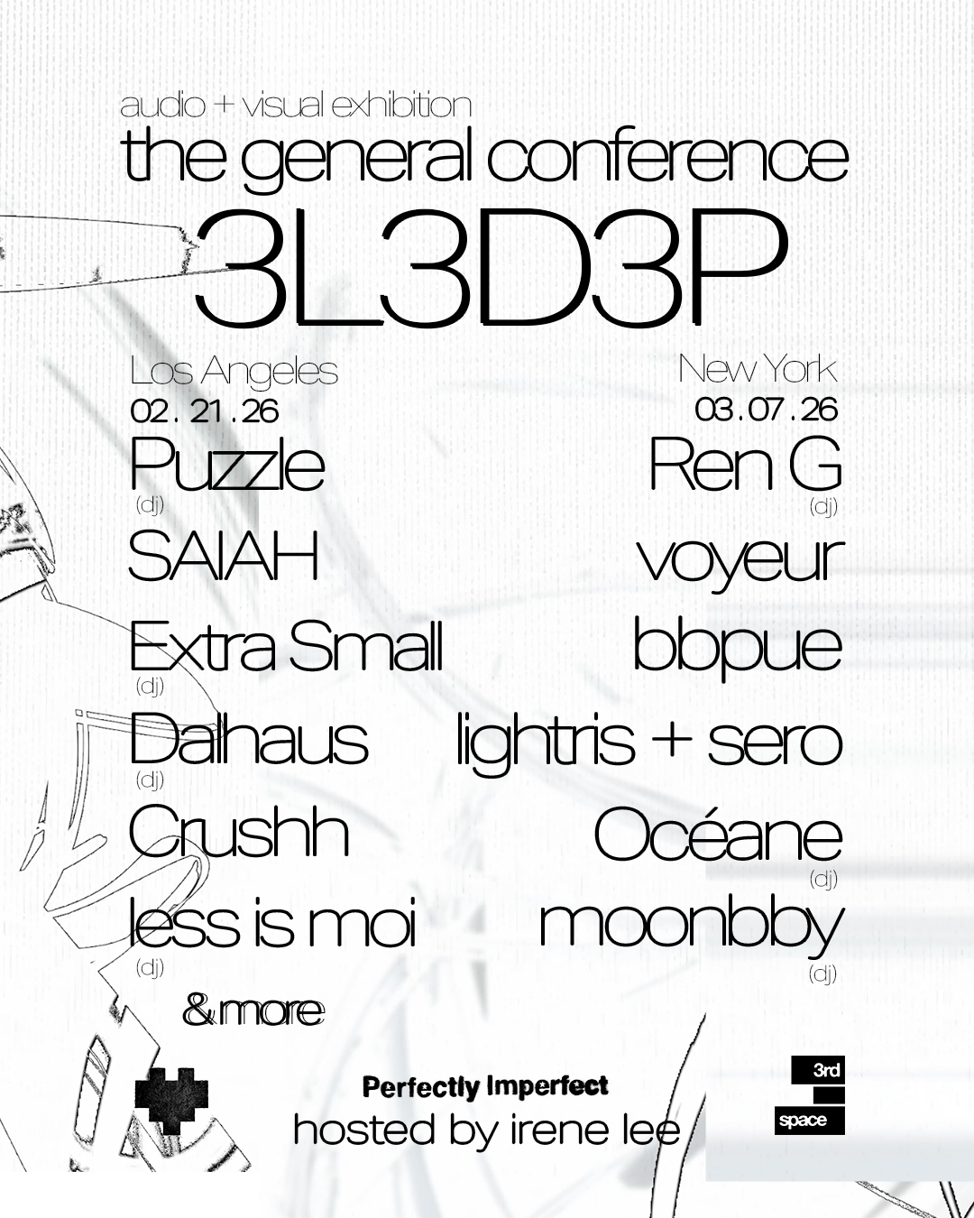 the general conference: 3l3d3p, Ren G, voyeur, bbpue, Lightris, Océane, moonbby