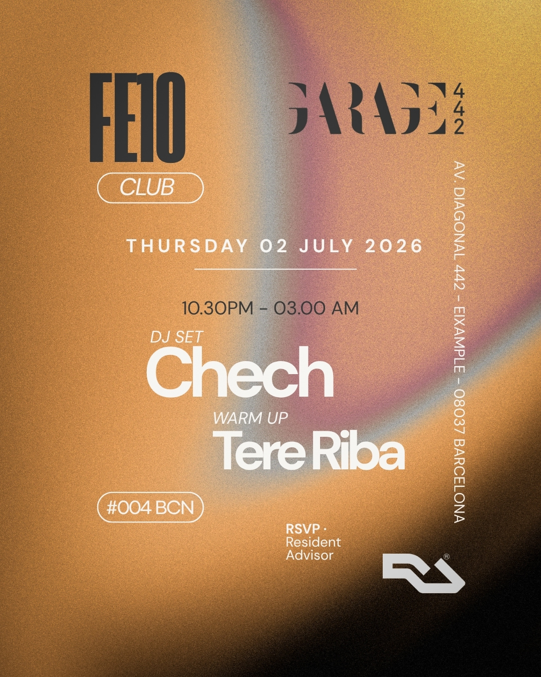 Fe10 Club + Release Day x Garage 442