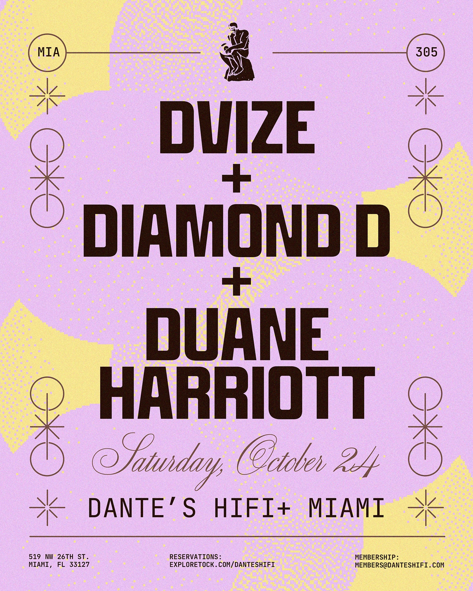 Duane Harriott + Diamond D + Dvize