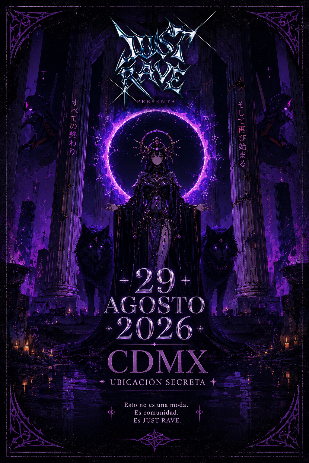 Flyer de JUST RAVE 2