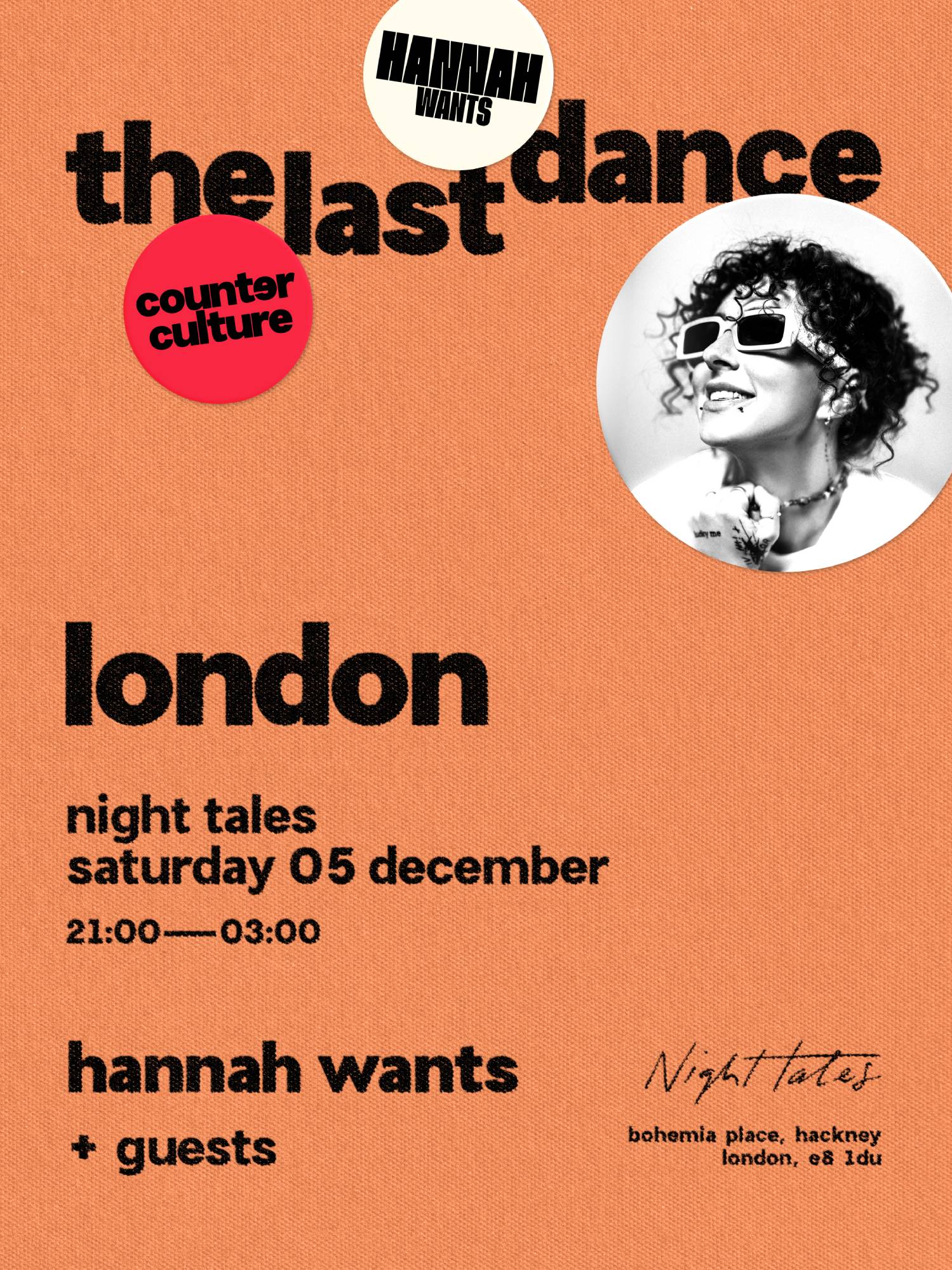 Hannah Wants x counter culture - London