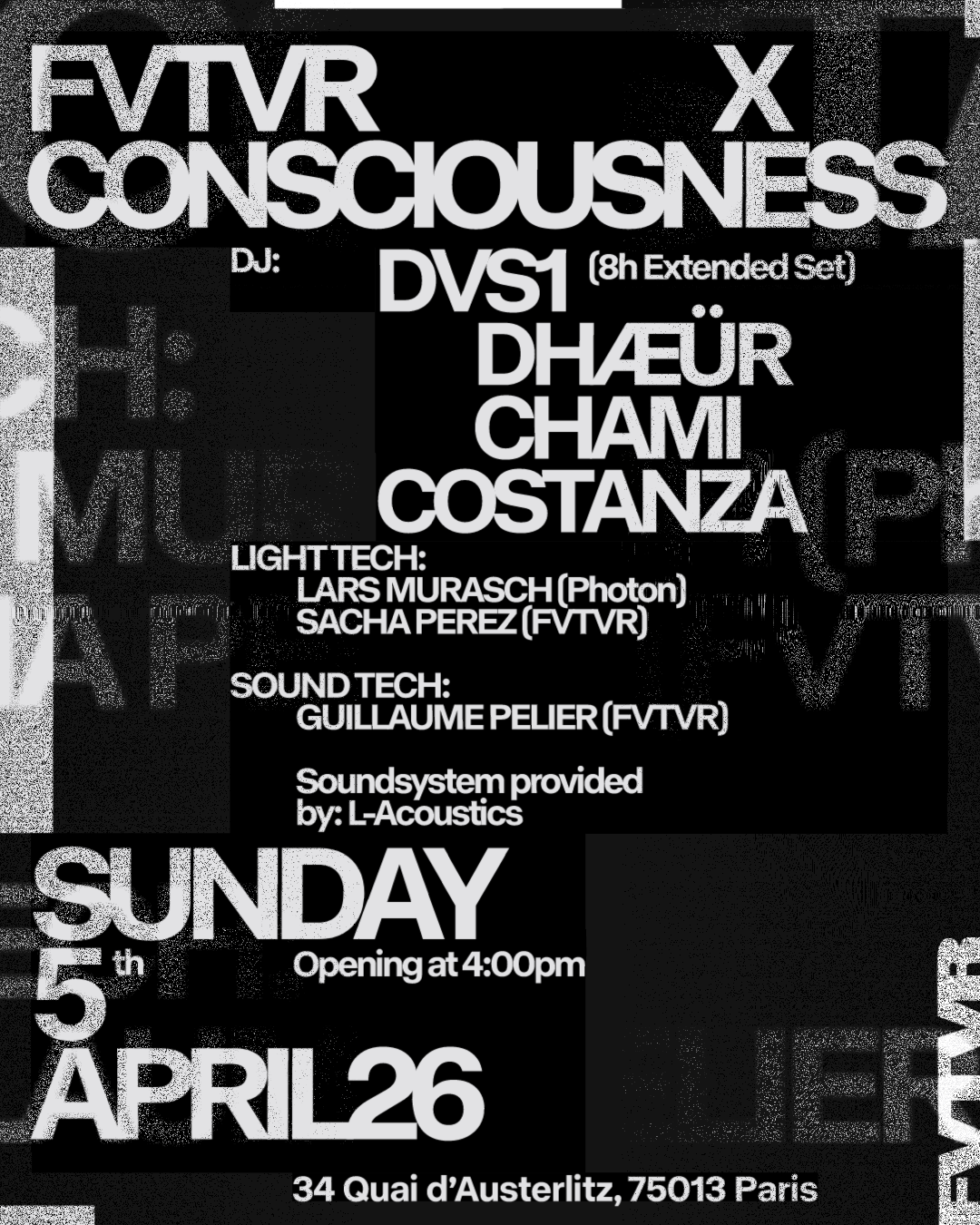 CONSCIOUNESS: DVS1 EXTENDED SET, Chami, Costanza, DHÆÜR