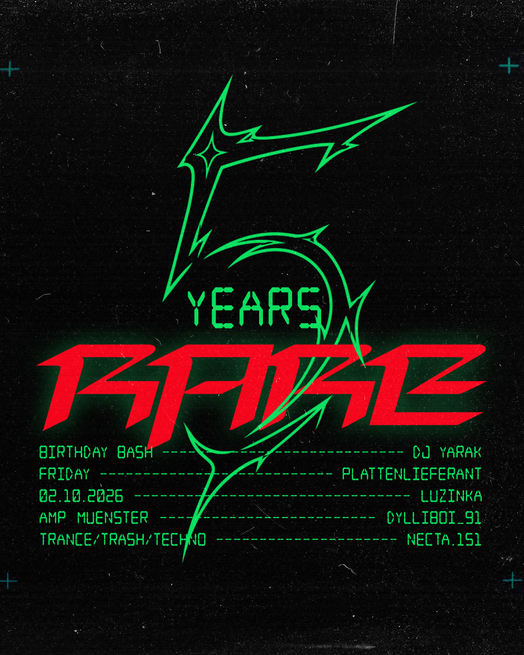 RARE 5 Years