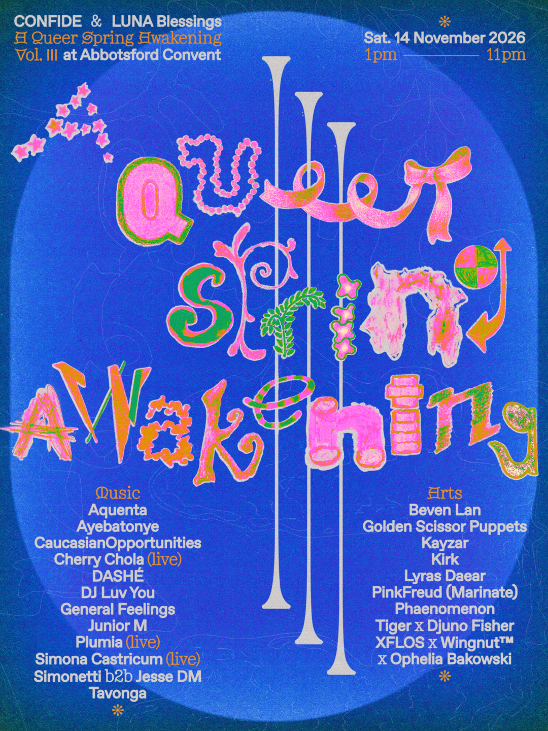 CONFIDE & LUNA Blessings ✽ A Queer Spring Awakening III