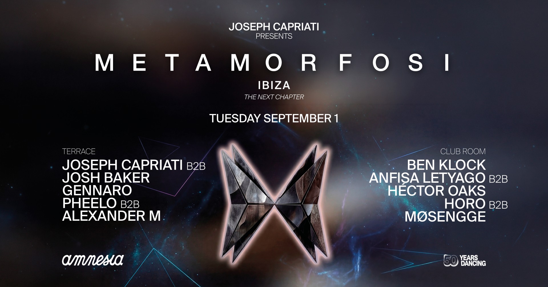 Joseph Capriati presents Metamorfosi