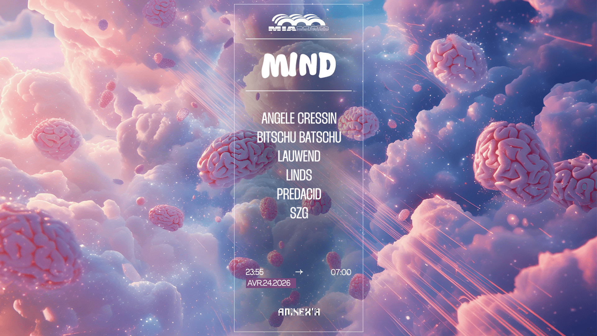 MIND: Bitschu Batschu, PREDACID, SZG, Linds & MORE
