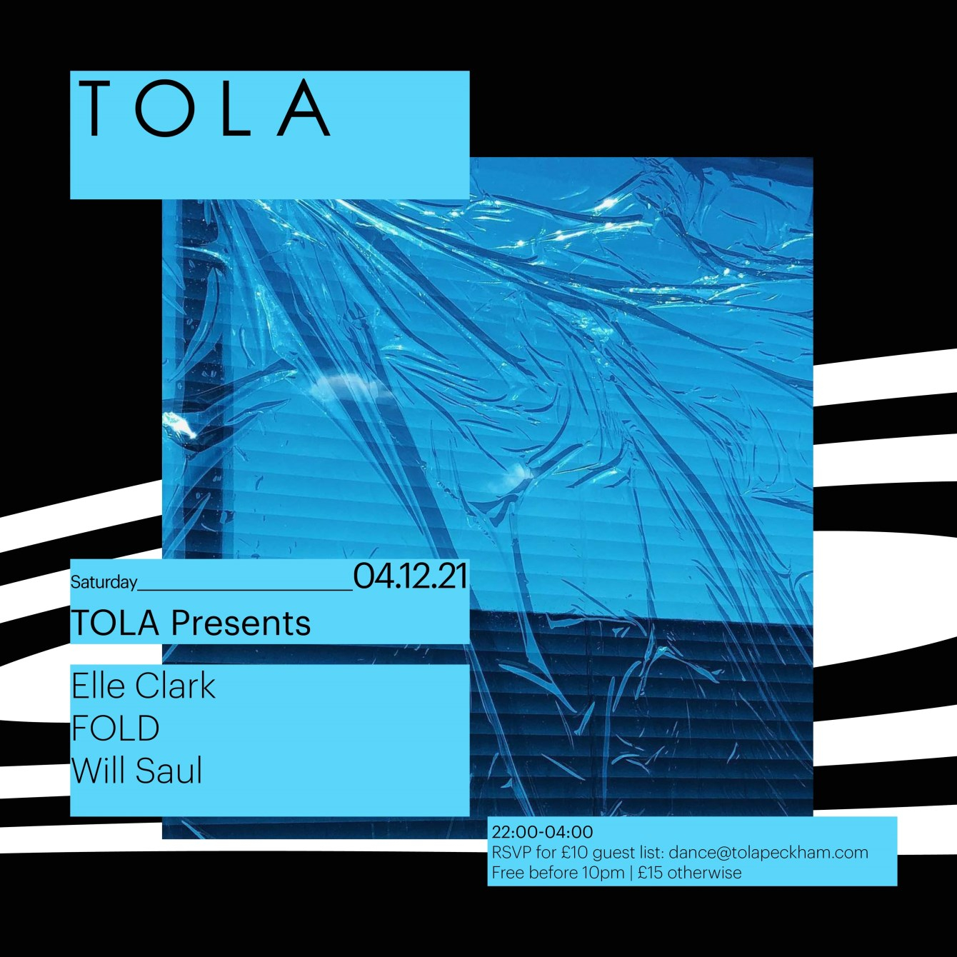 Will Saul event flyer