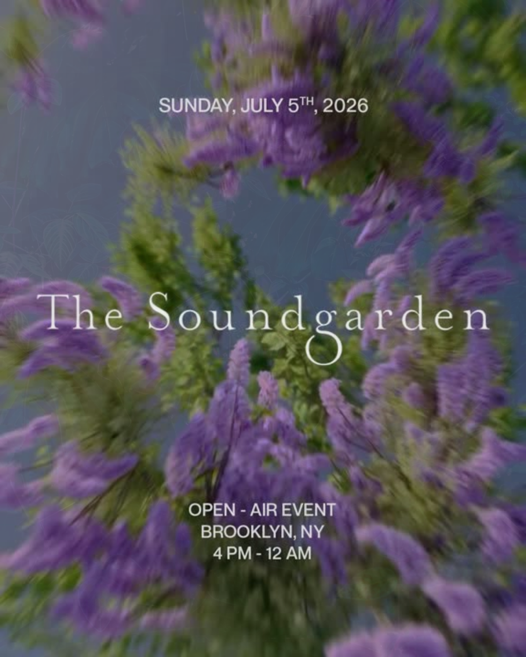 Nick Warren presents 'Soundgarden' - (New Outdoor Venue)