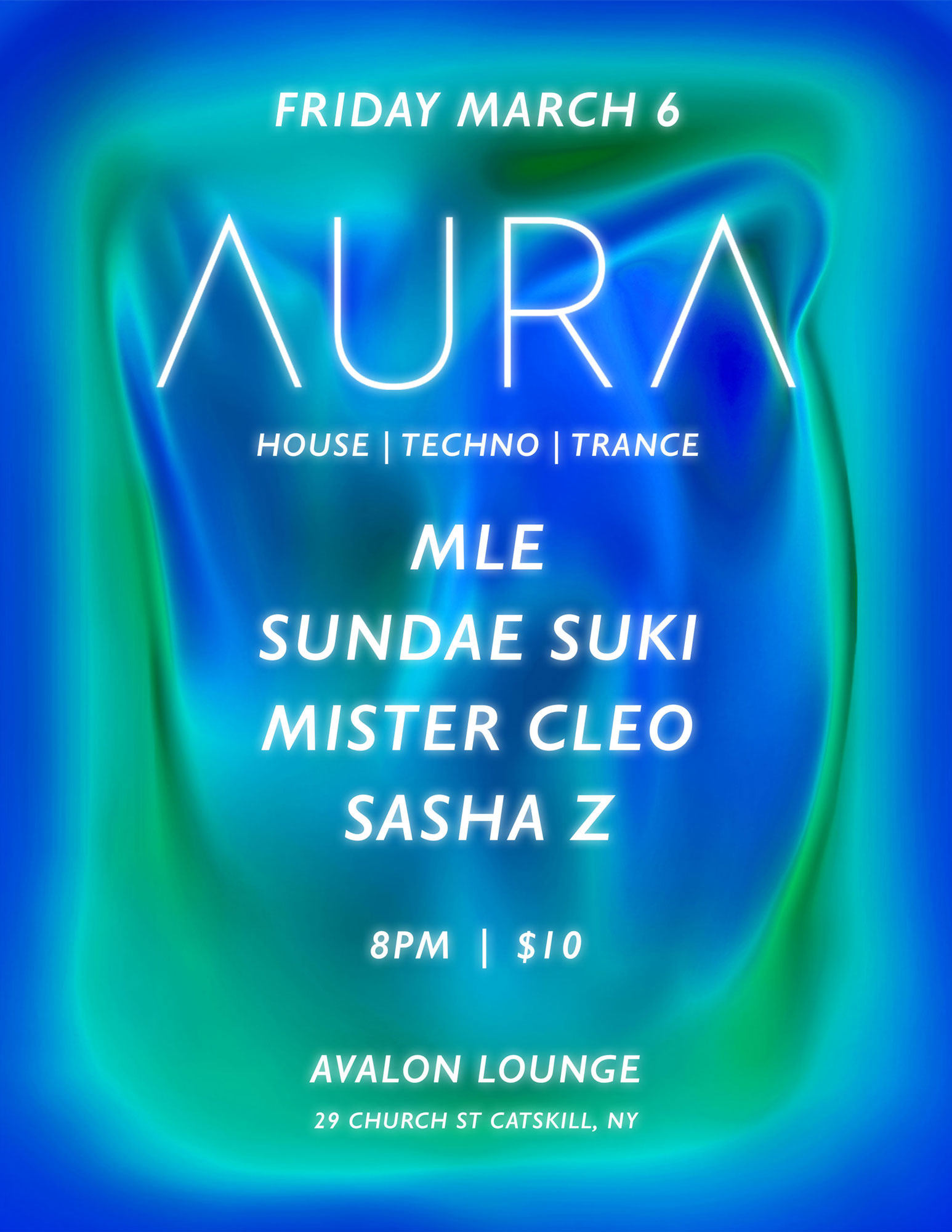 AURA Dance Party at Avalon Lounge