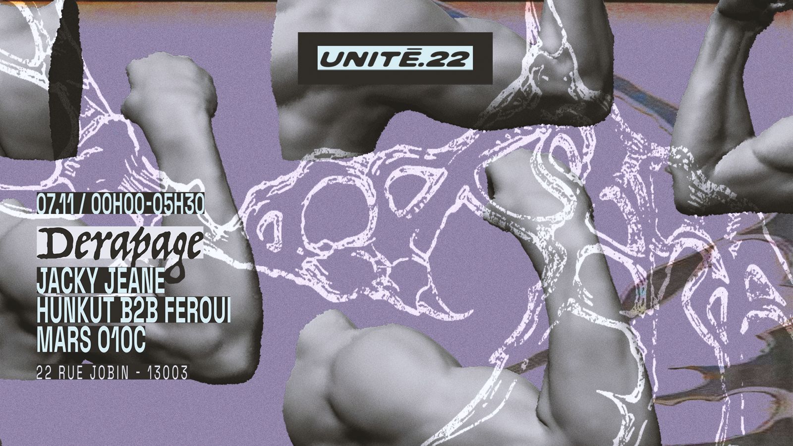 U.22 X Dérapage: Jacky Jeane, Mars O10C, Feroui, Hunkunt flyer