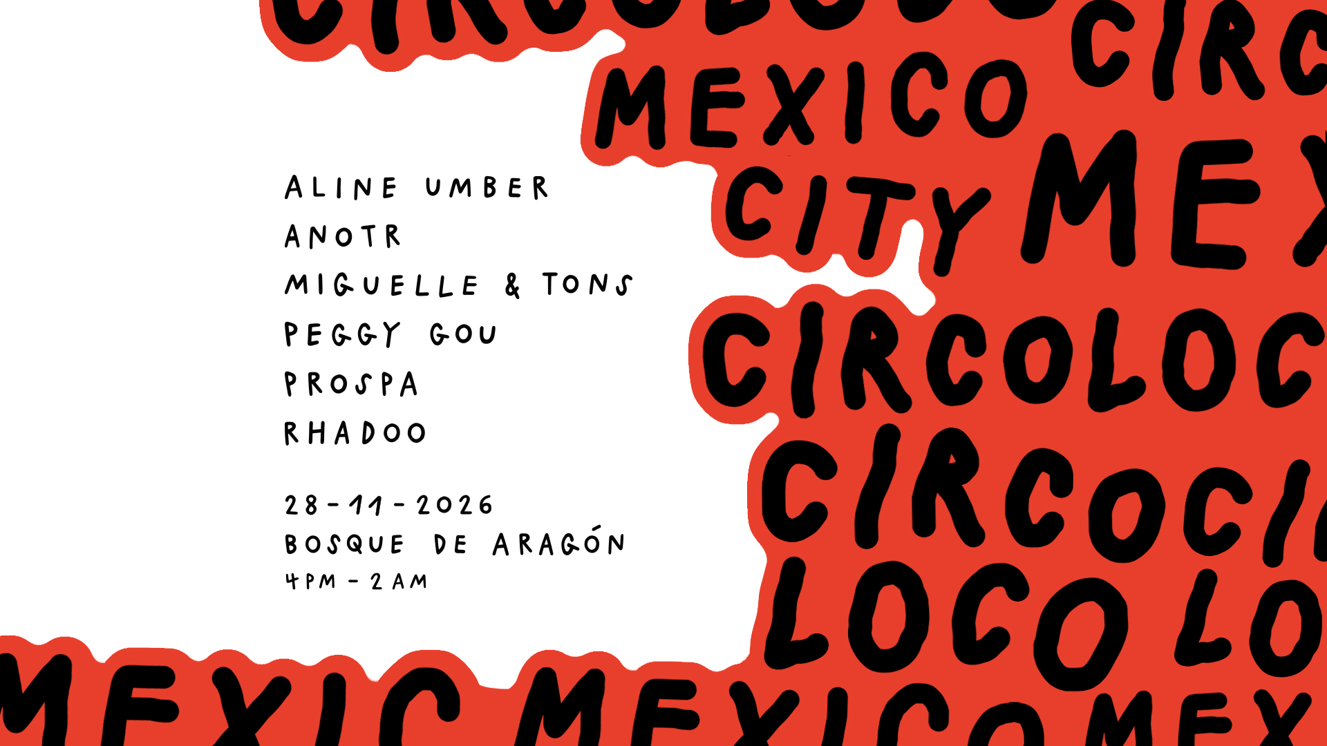 Flyer de CircoLoco CDMX