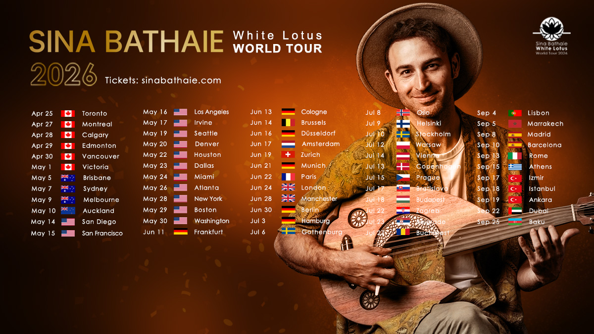 Sina Bathaie White Lotus World Tour - Live in Cologne