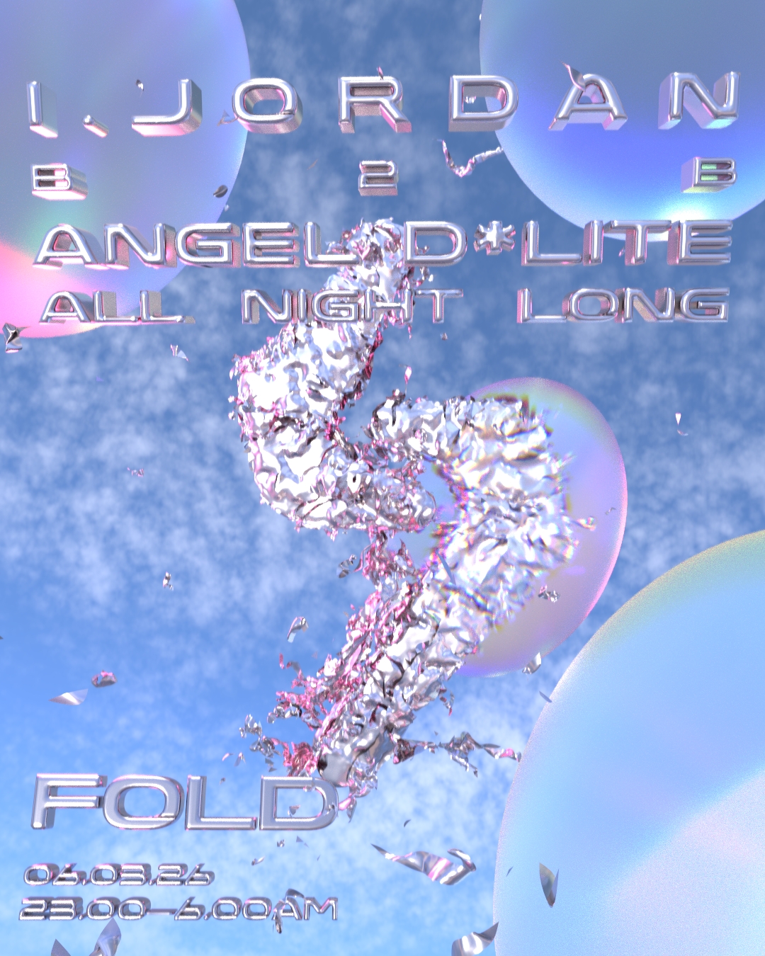 I. JORDAN B2B Angel D'lite - All Night Long (FOLD Steam Room)