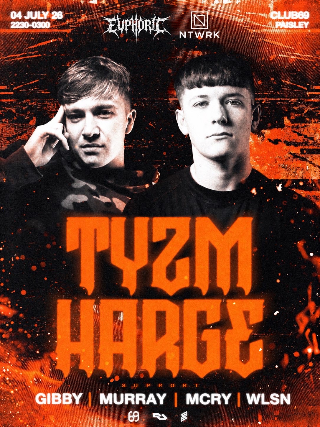 NTWRK x EUPHORIC presents: HARGE & TYZM