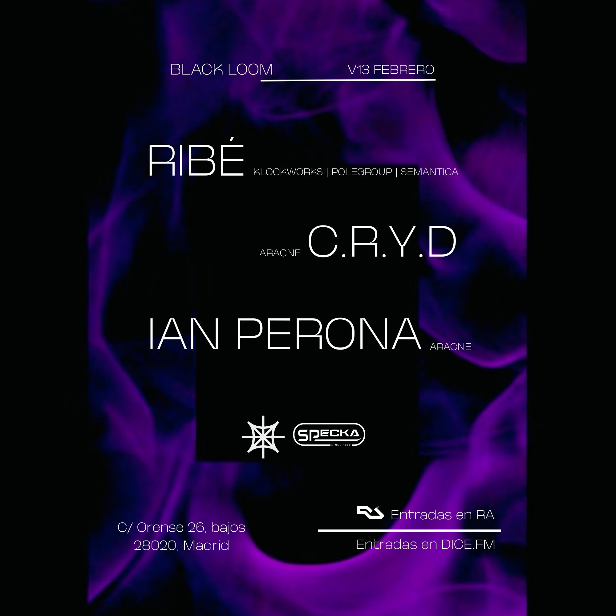 Black Loom - Aracne Techno