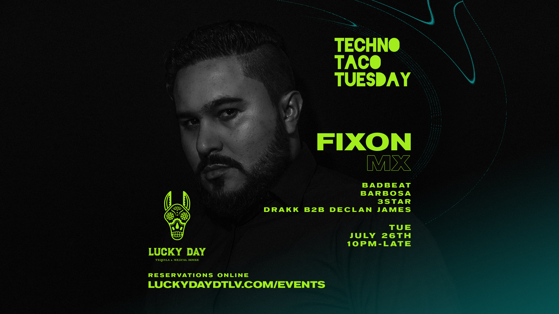 TECHNO TACO TUESDAY - Fixon flyer