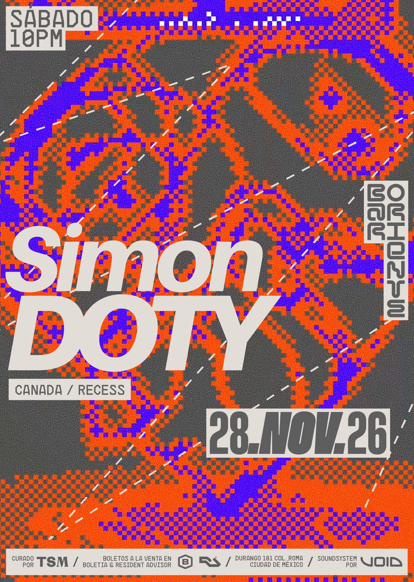 Flyer de Simon Doty (Canada / Recess)