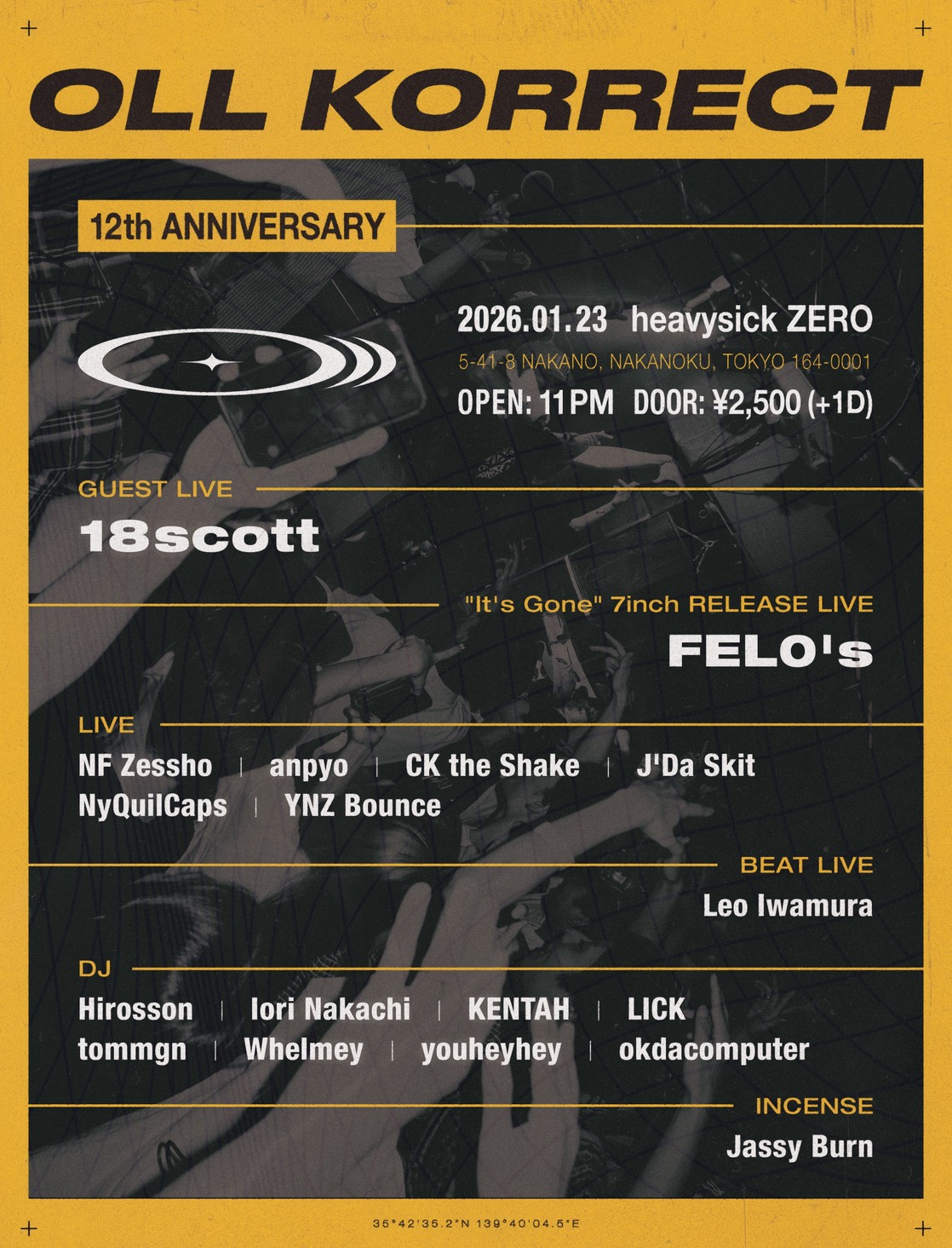 邦楽 oll korrect/variety nf zessho Oll Korrect、2ndアルバム『UNITY』よりNF Zessho、JIVA Nel MONDO